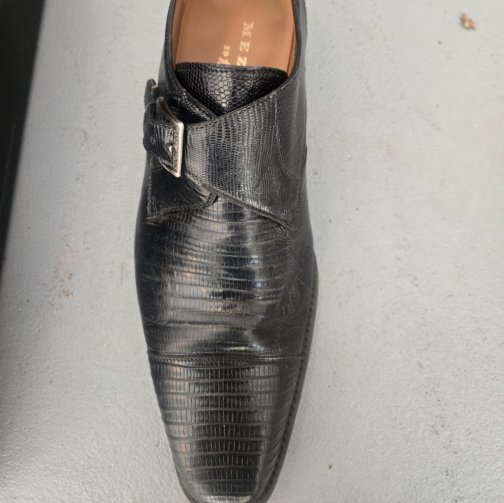 Mezlan Exotic Mens Alligator Skin Shoes Size 10 Hp 🔥🔥🔥